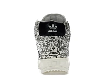 Фото № 4 с приближением к товару «‎adidas Adicolor Hi BK.2 Keith Haring White Black»
