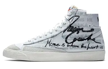 Comme des Garcons x Naomi Osaka x Nike Blazer Mid WhiteBlack - 1