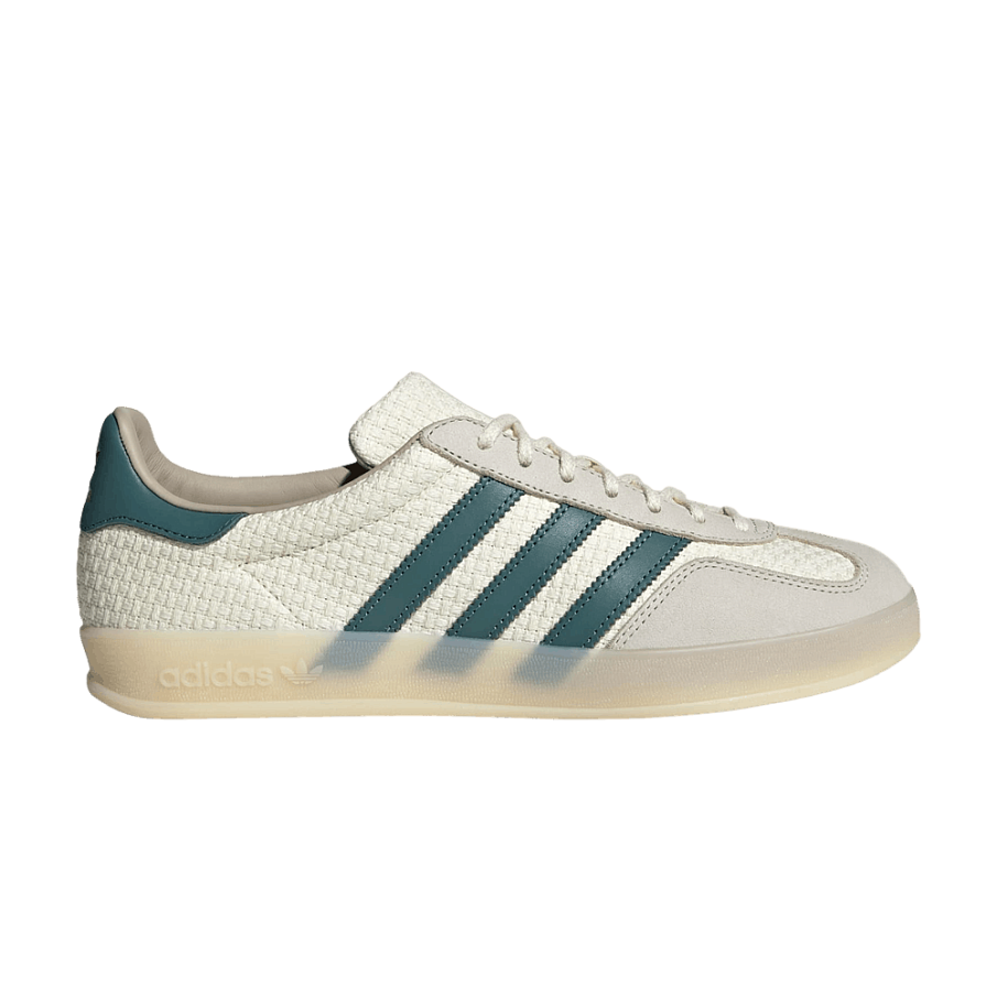 Фото № 1 с приближением к товару «‎adidas Gazelle Indoor Cotton Weave Pack - Cream Preloved Teal»