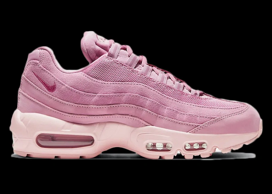 Фото № 1 с приближением к товару «‎Nike Air Max 95 Pink Suede »