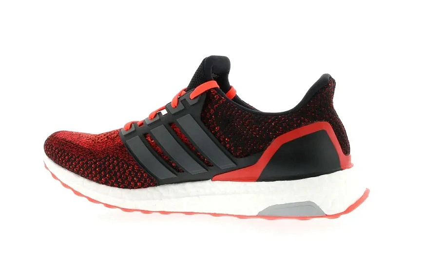 Фото № 3 с приближением к товару «‎adidas Ultra Boost 2.0 Core Black Solar Red»
