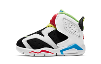 Фото № 1 с приближением к товару «‎Jordan Air Jordan 6 Retro Little Flex TD 'Multi White'»