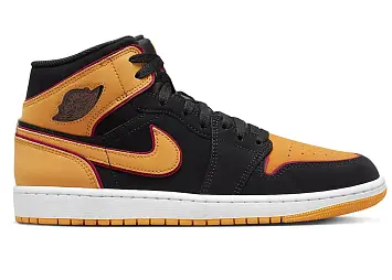 Jordan 1 Mid Fat Tongue Black Orange (FJ4923-008)