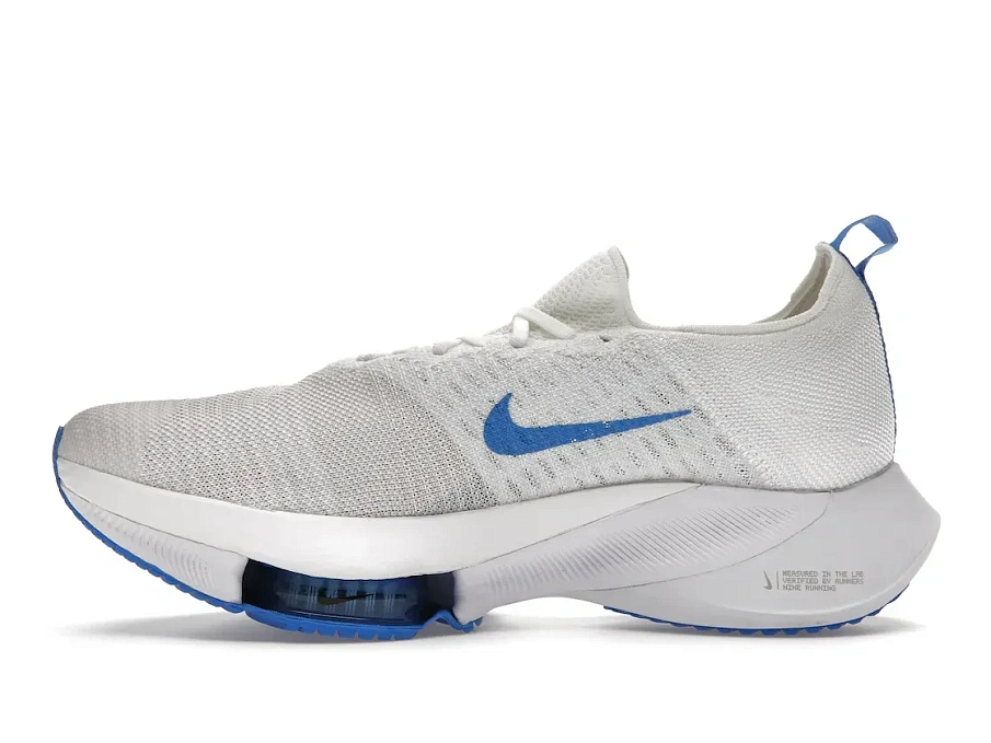 Фото № 3 с приближением к товару «‎Nike Air Zoom Tempo Next% Flyknit White Photo Blue»