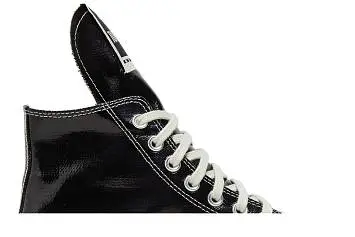Rick Owens x Converse TURBODRK Chuck 70 High Black Lacquer - 3