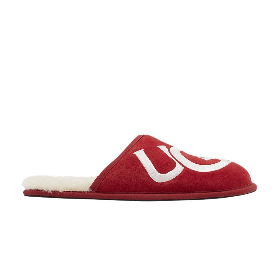 Фото № 1 с приближением к товару «‎UGG Scuff Slipper Logo - Samba Red»