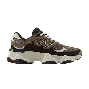 New Balance 9060 Lace Big Kid Thunder Brown - 1