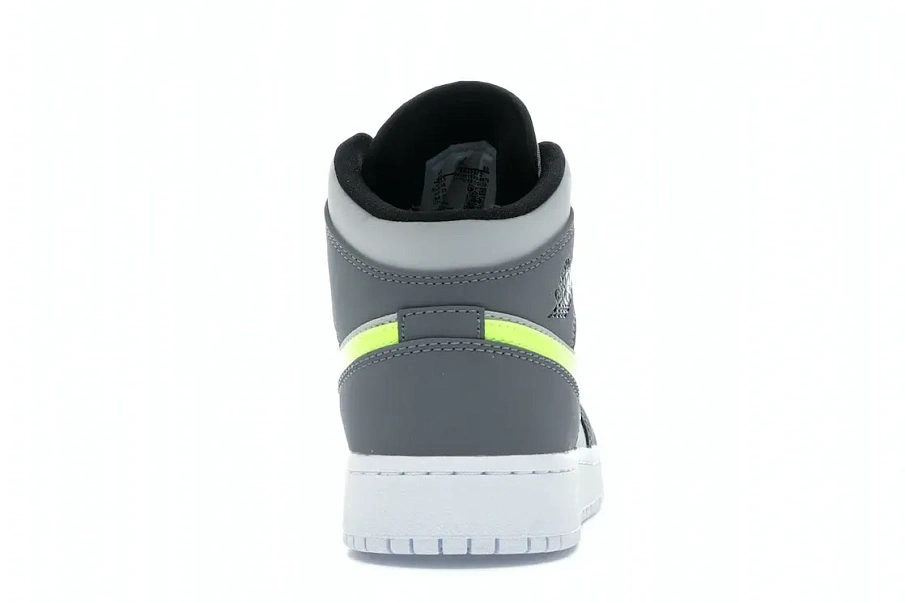 Фото № 4 с приближением к товару «‎Jordan 1 Mid Gunsmoke Volt »