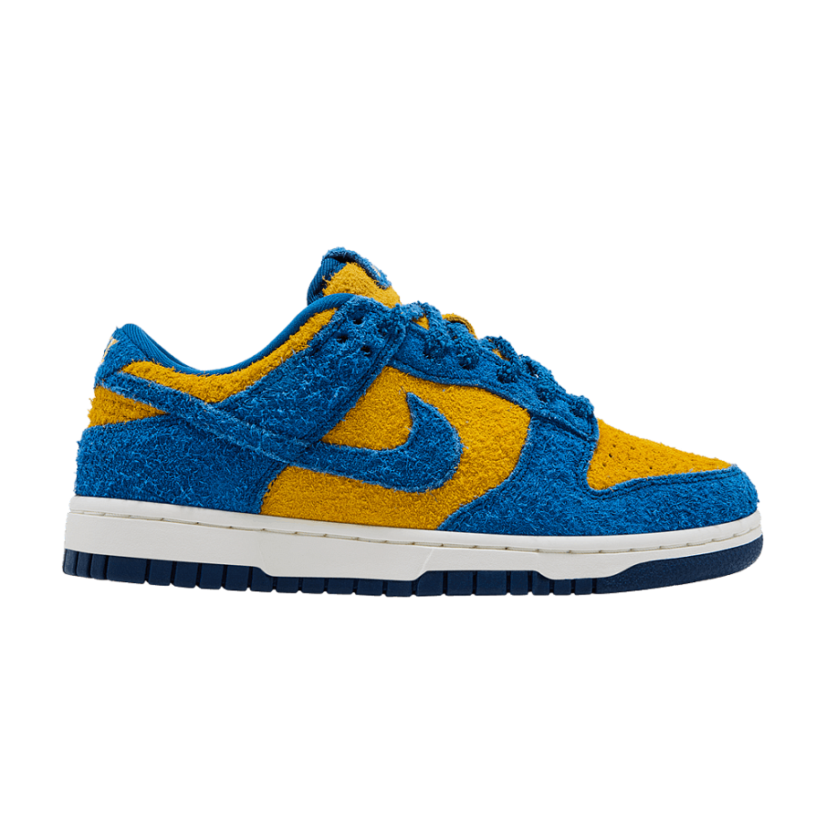 Фото № 1 с приближением к товару «‎Nike Women's Dunk Low SE Panda-Monium Pack - Court Blue Yellow Ochre»