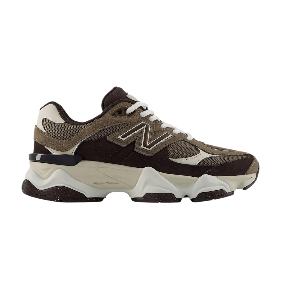 Фото № 1 с приближением к товару «‎New Balance 9060 Lace Big Kid Thunder Brown»