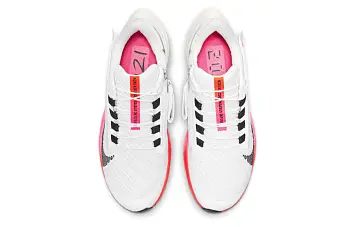 Nike Wmns Air Zoom Pegasus 38 FlyEase 'Rawdacious' WhiteGreyRed - 5