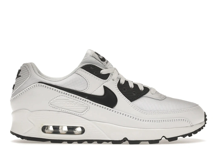 Фото № 1 с приближением к товару «‎Nike Air Max 90 White Black (2020)»