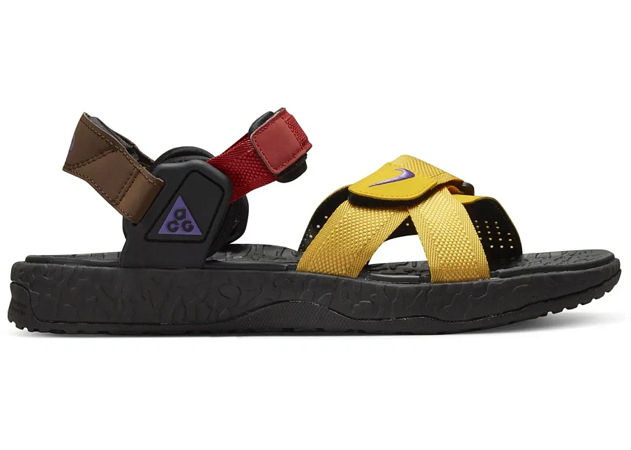 Фото № 1 с приближением к товару «‎Nike ACG Air Deschutz+ Brown Red Yellow»