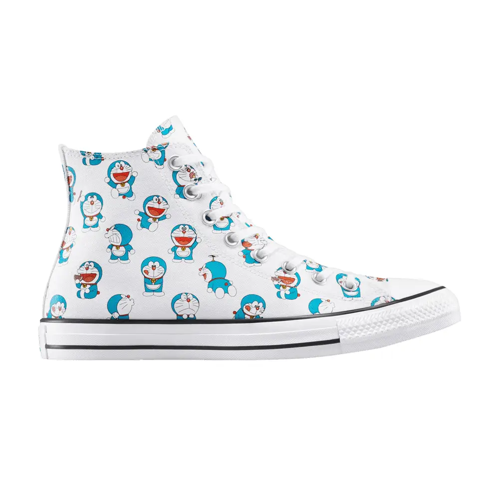 Doraemon x Converse Chuck Taylor All Star High Allover Doraemon Print - 1