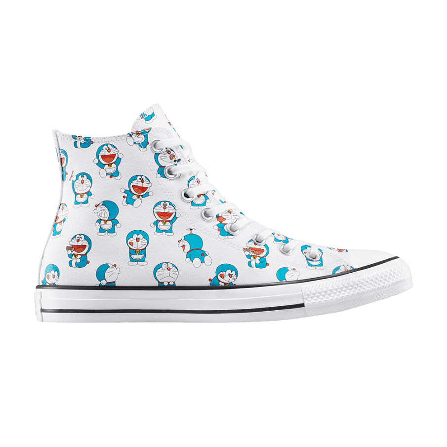 Фото № 1 с приближением к товару «‎Doraemon x Converse Chuck Taylor All Star High Allover Doraemon Print»