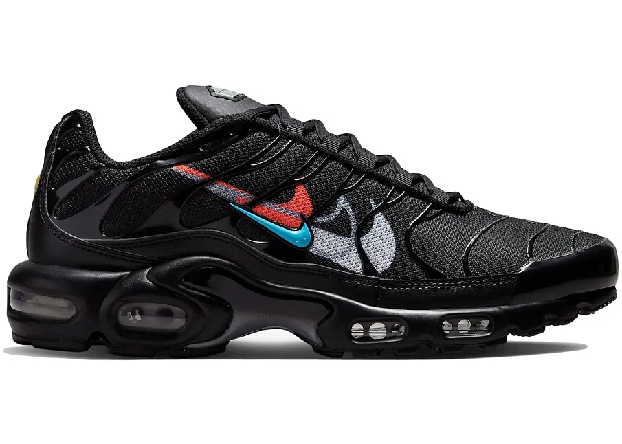 Фото № 1 с приближением к товару «‎Nike Air Max Plus Multi Swoosh Black Crimson»
