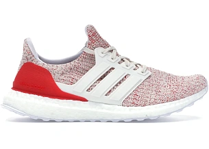 adidas Ultra Boost 4.0 Chalk White Active Red 