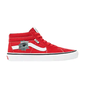 Supreme x Nate Lowman x Vans Skate Grosso Mid Red - 1