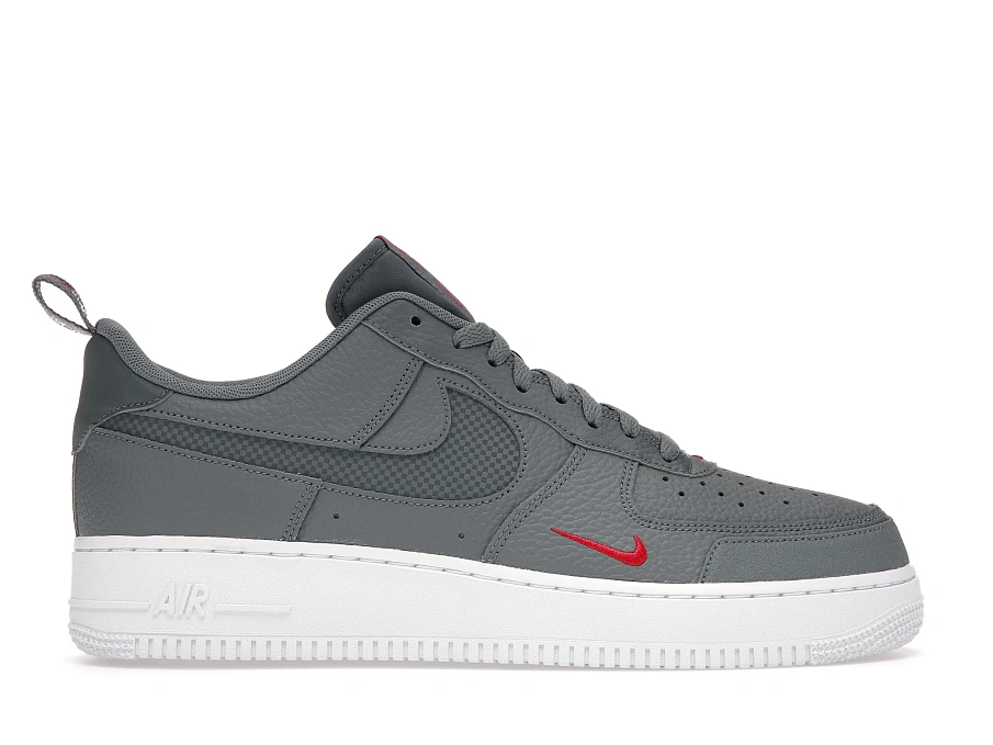 Фото № 1 с приближением к товару «‎Nike Air Force 1 Low LV8 Smoke Grey Red Reflective Swoosh»