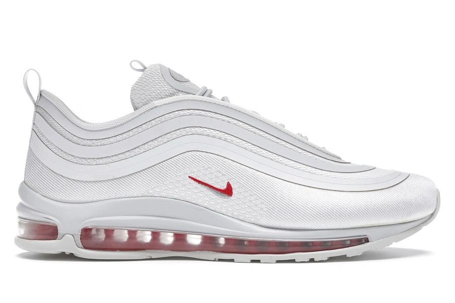 Фото № 1 с приближением к товару «‎Nike Air Max 97 Ultra 17 Vast Grey University Red»
