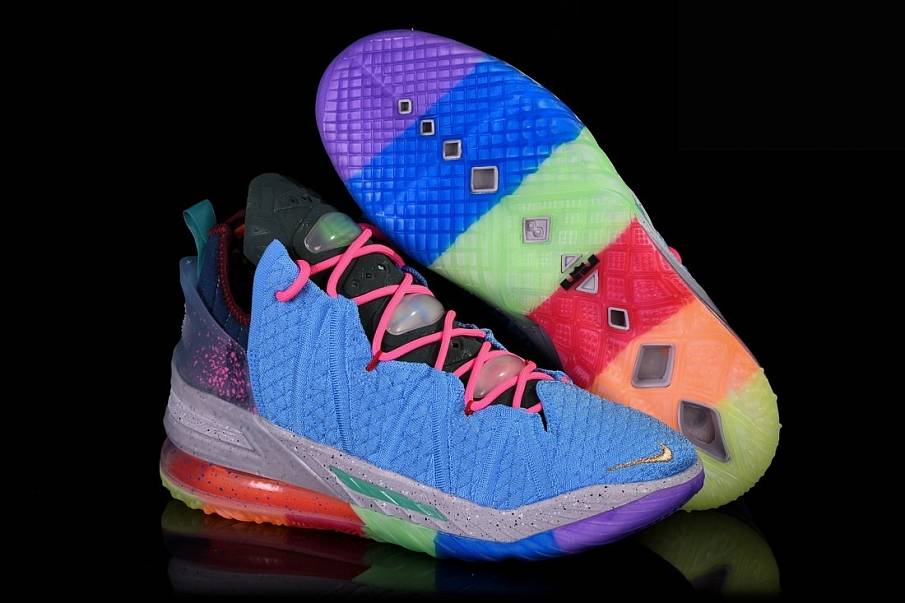 Фото № 3 с приближением к товару «‎Nike Lebron 18 Best Of 1-9 Light»