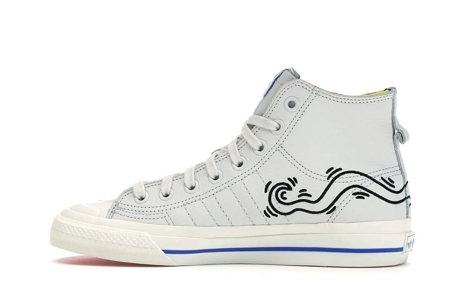 Фото № 6 с приближением к товару «‎adidas Nizza Hi Keith Haring»