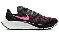 Фото № 2 с приближением к товару «‎Nike Air Zoom Pegasus 37 GS 'Black Pink Glow'»