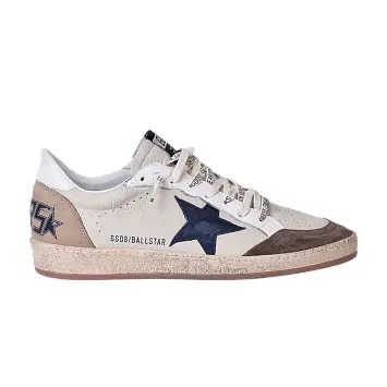 Golden Goose Ballstar White Brown Navy - 1