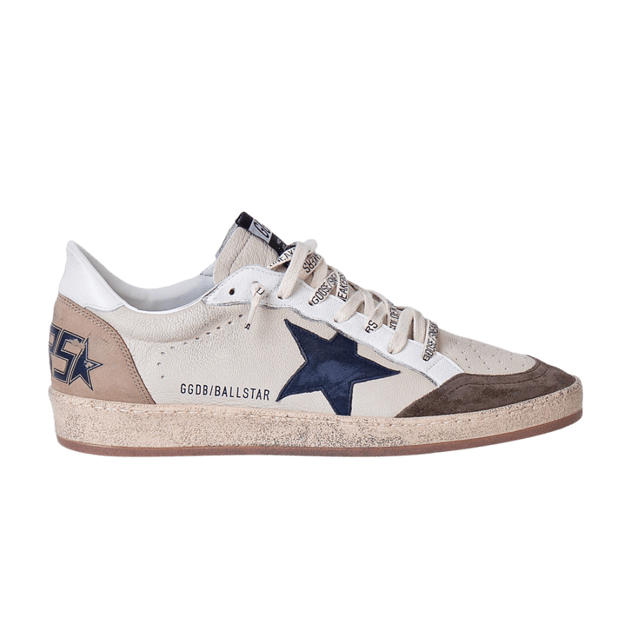 Фото № 1 с приближением к товару «‎Golden Goose Ballstar White Brown Navy»