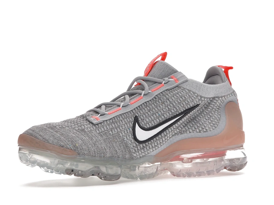Фото № 3 с приближением к товару «‎Nike Air VaporMax 2021 FK Grey Fog Bright Mango»