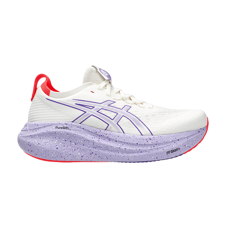 Фото № 1 с приближением к товару «‎ASICS Women's Gel Nimbus 27 Tokyo Cream Edo Purple»