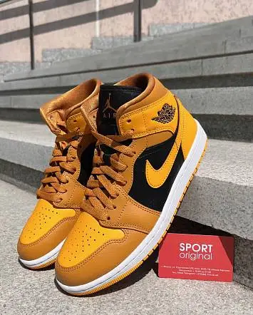 Air Jordan 1 Mid University Gold (BQ6472-700) - 1