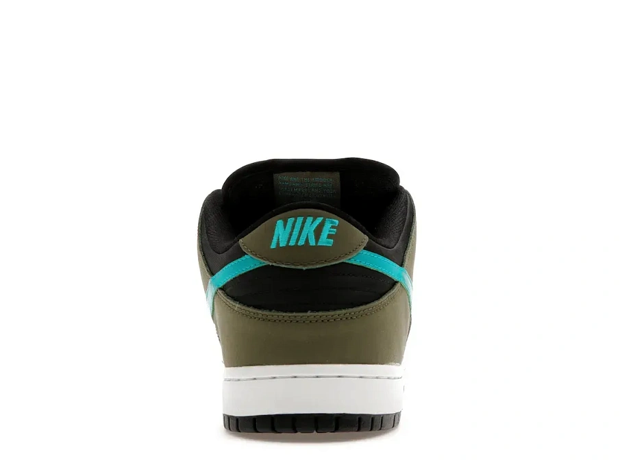 Фото № 4 с приближением к товару «‎Nike SB Dunk Low Medium Olive Turbo Green»