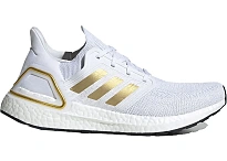 Фото № 1 с приближением к товару «‎adidas Ultra Boost 20 Cloud White Gold Metallic »