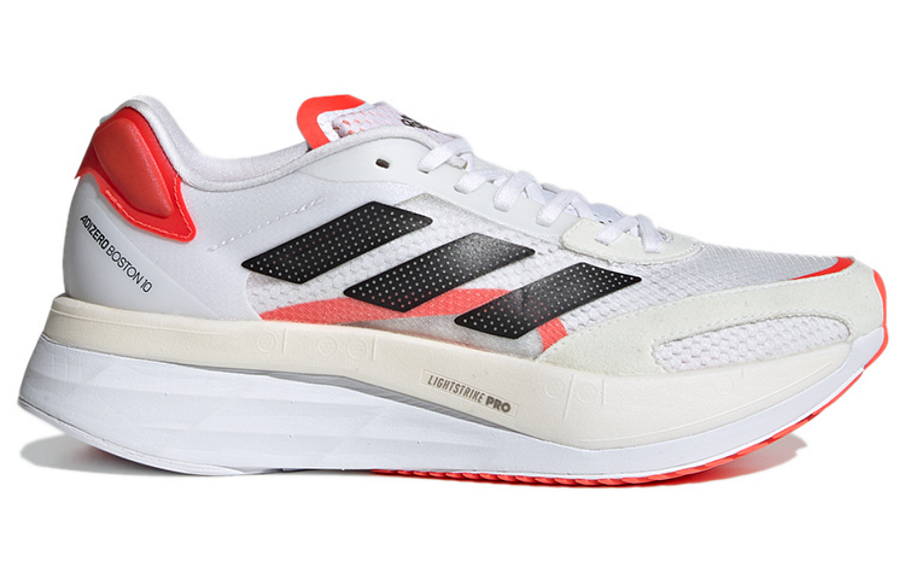 Фото № 2 с приближением к товару «‎adidas Wmns adizero Boston 10 "Solar Red" WhiteOrange»
