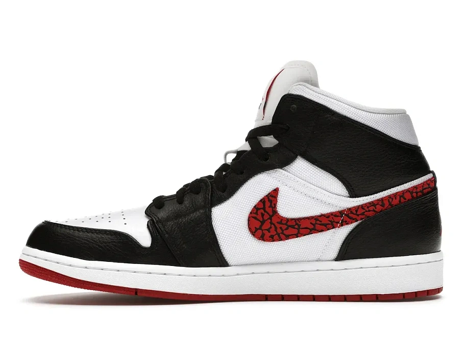Фото № 3 с приближением к товару «‎Jordan 1 Phat White Red Black (Elephant Print)»