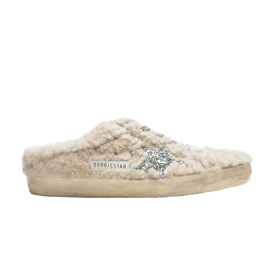 Фото № 1 с приближением к товару «‎Golden Goose Women's Super Star Sabot Natural White Silver»