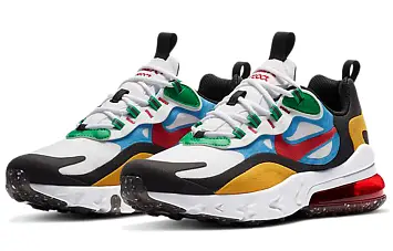Nike Air Max 270 React (Gs) Running Shoes Multi-Color - 4