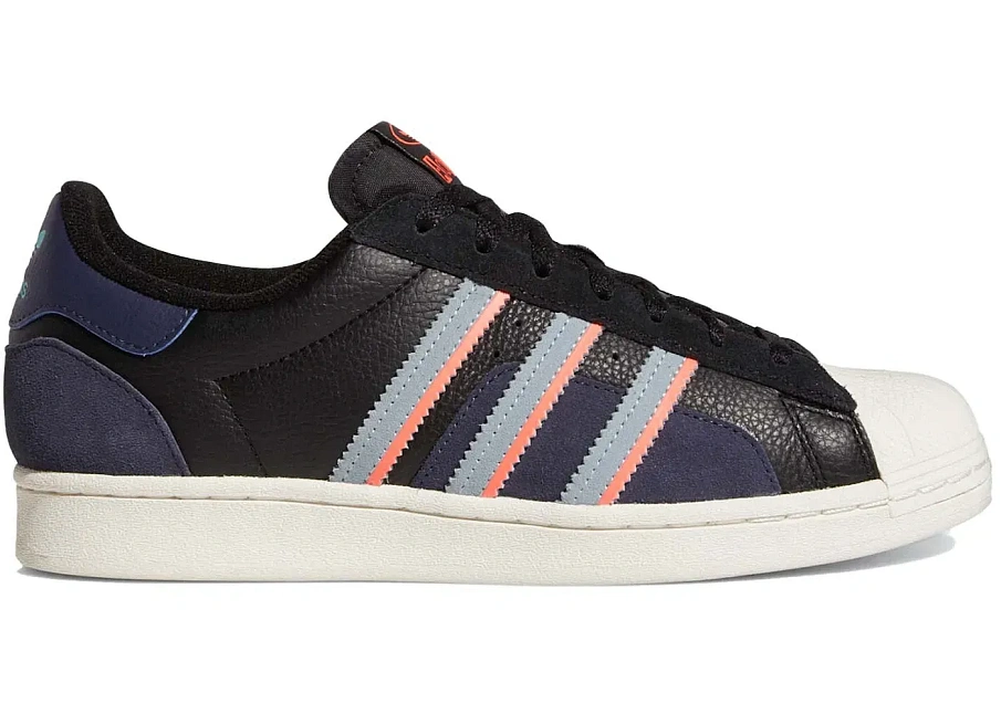 Фото № 1 с приближением к товару «‎adidas Superstar Black Magic Grey Turbo»