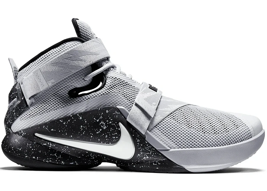 Фото № 1 с приближением к товару «‎Nike LeBron Soldier 9 Wolf Grey White Black»