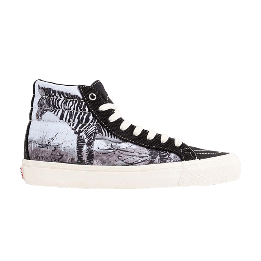Фото № 1 с приближением к товару «‎Ralph Steadman x Vans OG SK8-Hi LX Zebra»