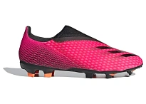 Фото № 1 с приближением к товару «‎adidas X Ghosted 3 Laceless FG Shock Pink»