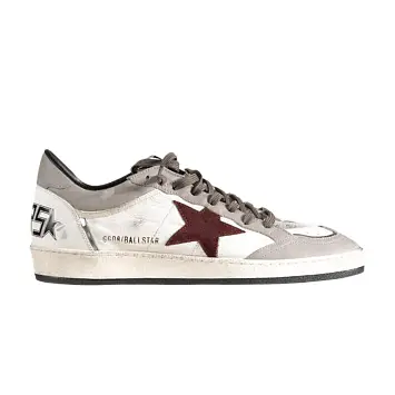 Golden Goose Ballstar Dove Bordeaux - 1