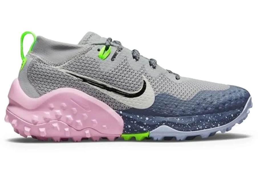 Фото № 1 с приближением к товару «‎Nike Wildhorse 7 Wolf Grey Barely Green Diffused Blue »
