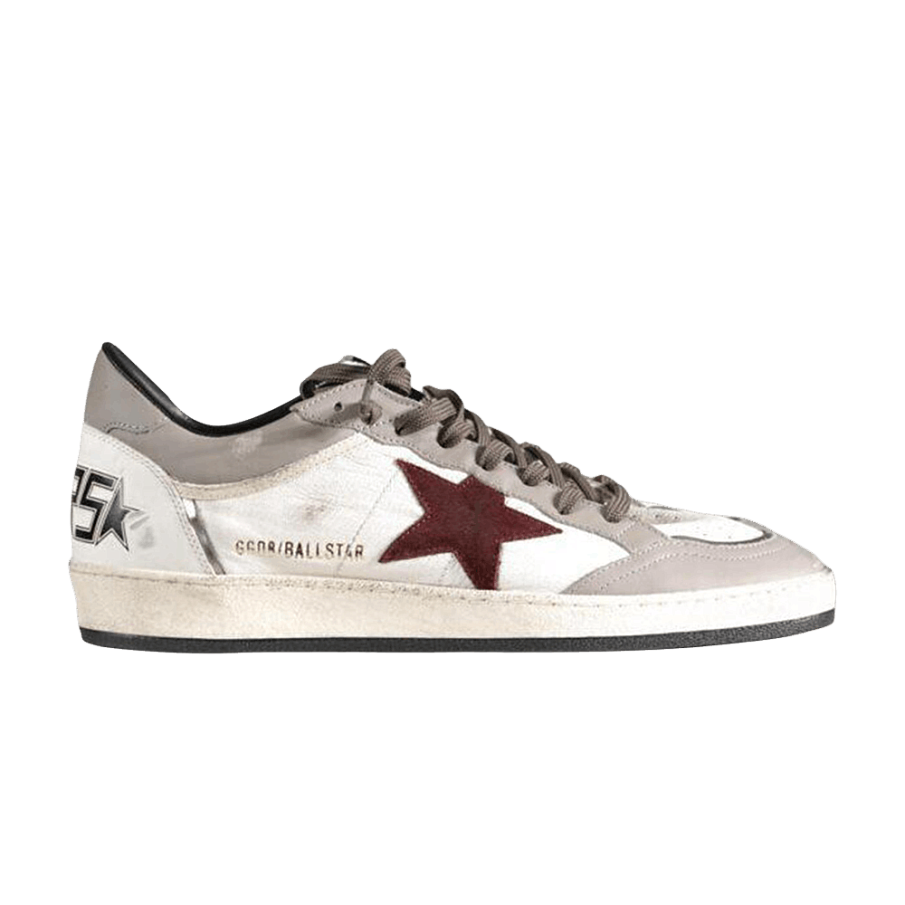 Фото № 1 с приближением к товару «‎Golden Goose Ballstar Dove Bordeaux»
