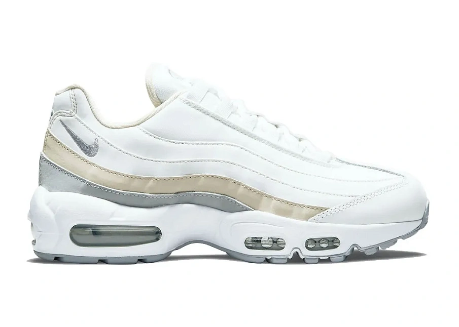 Фото № 1 с приближением к товару «‎Nike Air Max 95 White Beige Grey »
