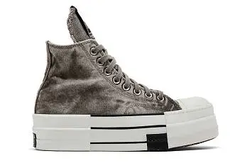 Rick Owens x Converse DRKSHDW DBL DRKSTAR Chuck 70 High Washed Canvas Pack - Concrete - 2