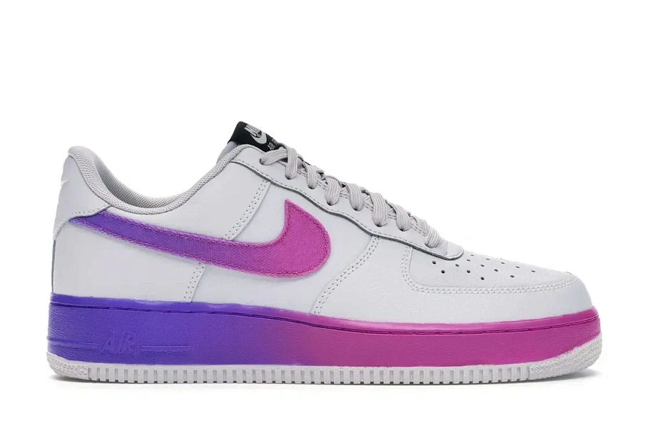 Фото № 1 с приближением к товару «‎Nike Air Force 1 Low Gradient Vast Grey Hyper Grape»