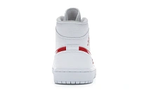 Фото № 4 с приближением к товару «‎Jordan 1 Mid White University Red »