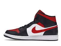 Фото № 5 с приближением к товару «‎Jordan 1 Mid White Black Red (2022)»